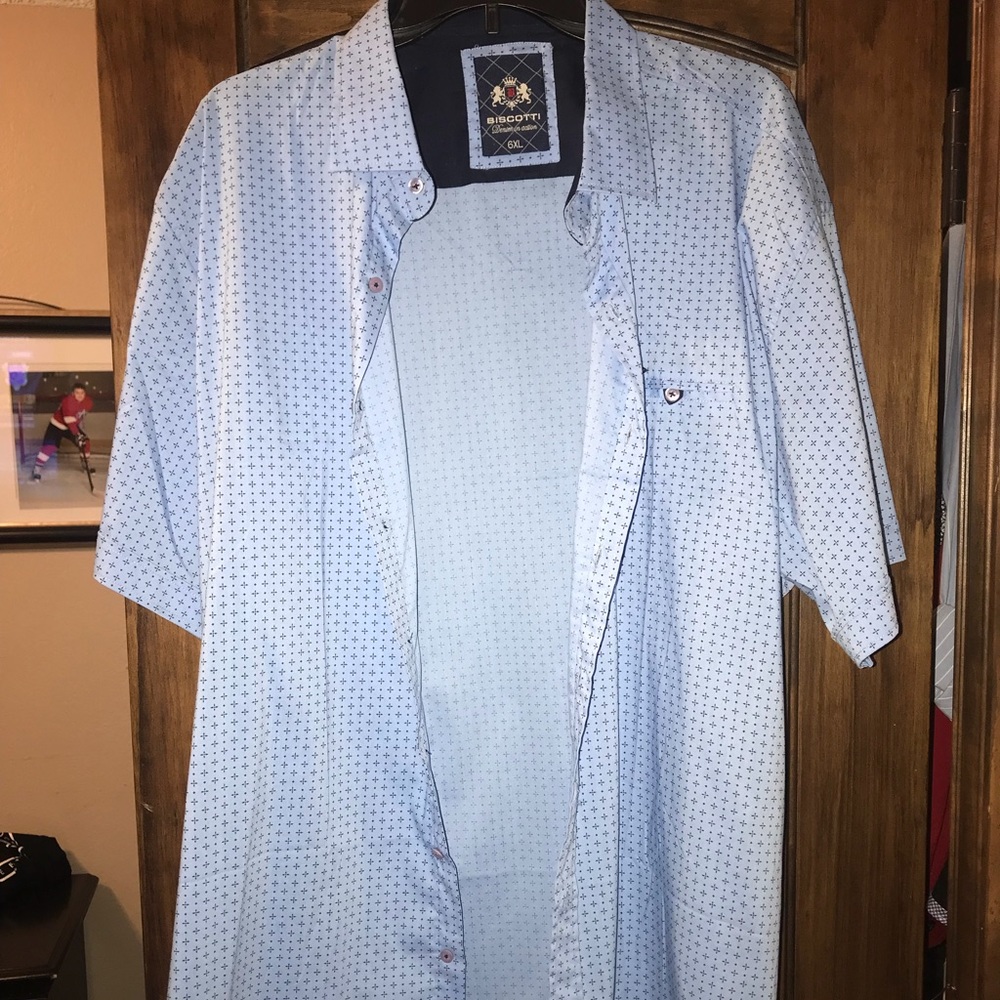 Authentic blue button down